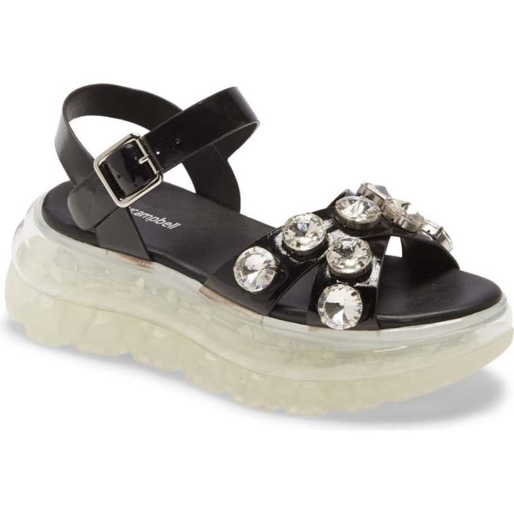 🆕{Jeffrey Campbell}Quarter Strap Platform Sandals - Picture 6 of 12